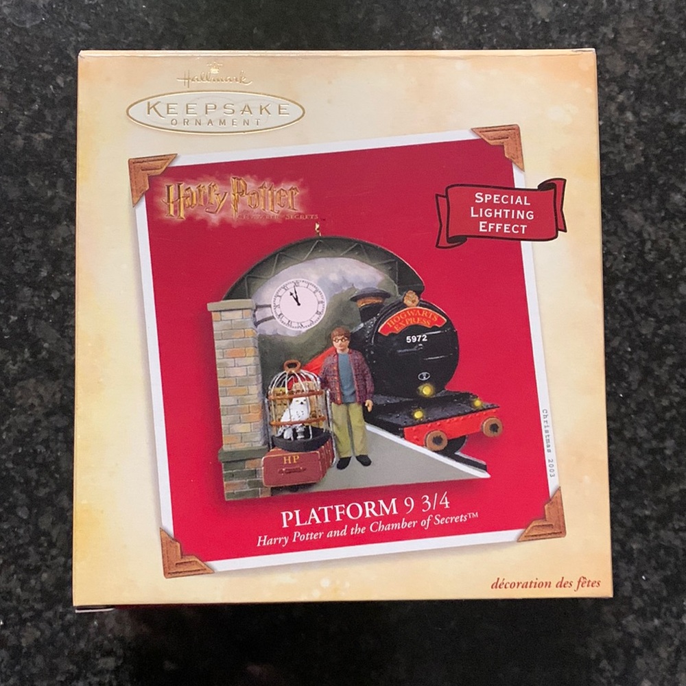 Harry Potter Hallmark Keepsake. Platform 9 3/4.